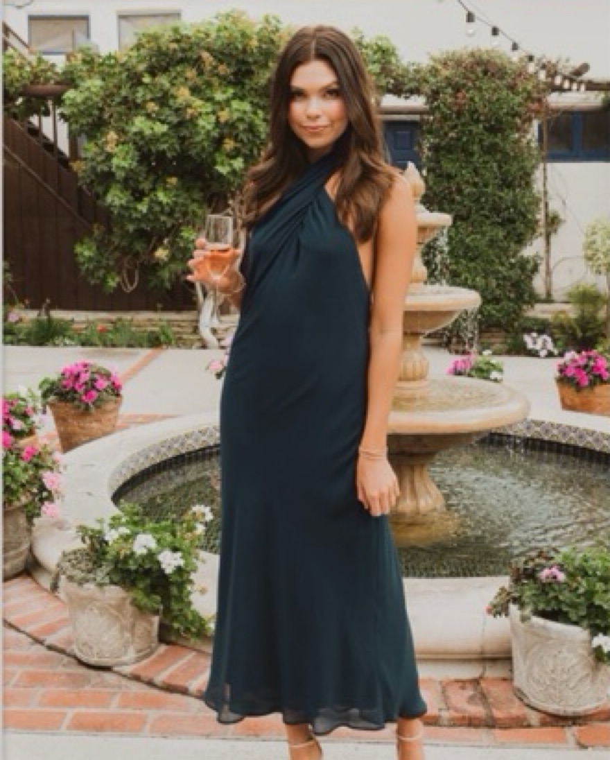 Show Me Your Mumu Emerald Halter Dress - Image 1