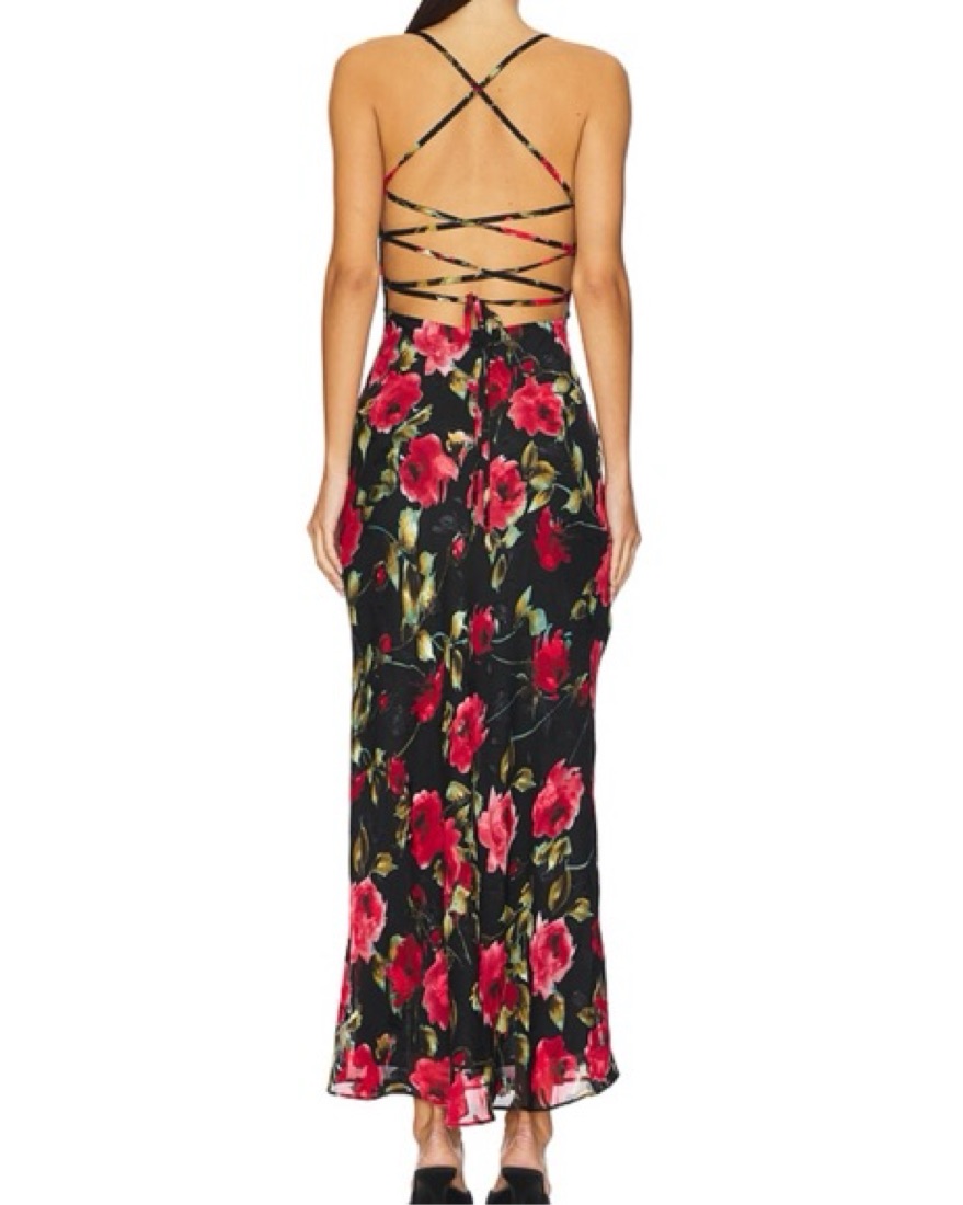 Haylo Maxi Dress In Blacl Floral by Revolve - Pickle