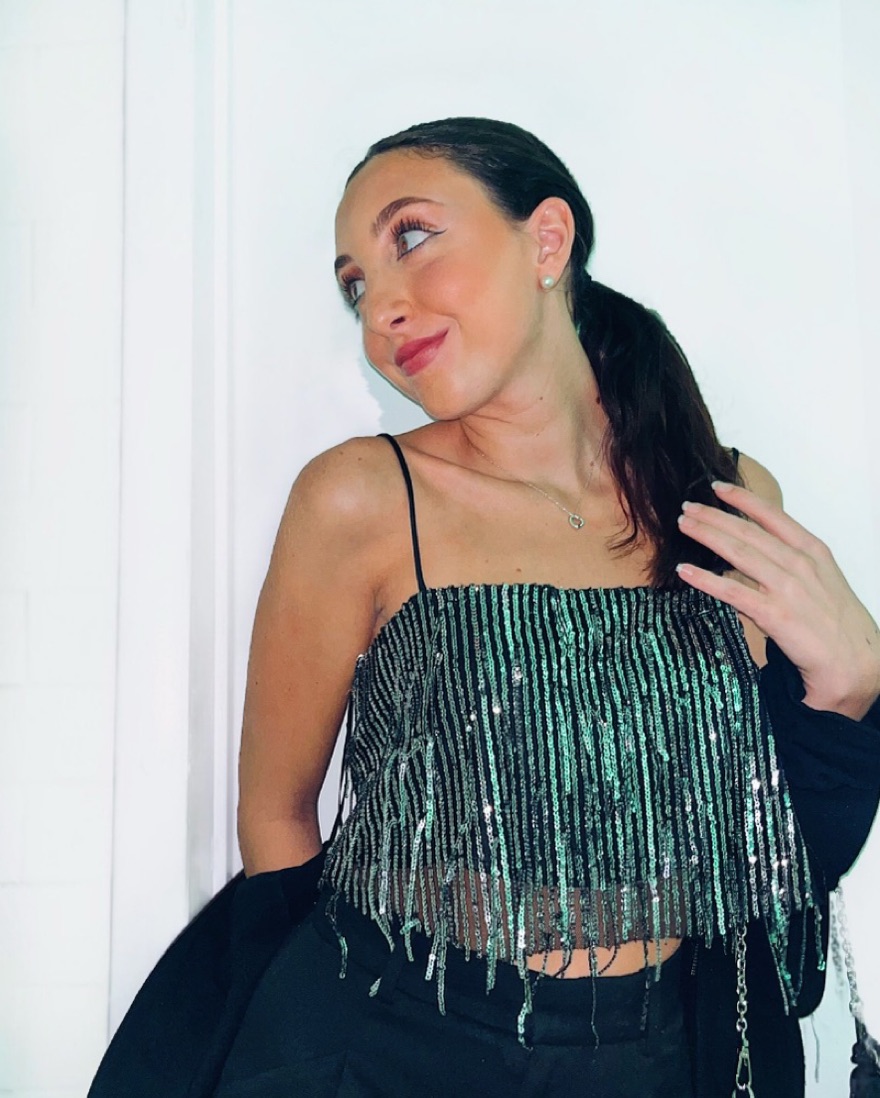 Zara Sparkly Fringe Top  - Image 3