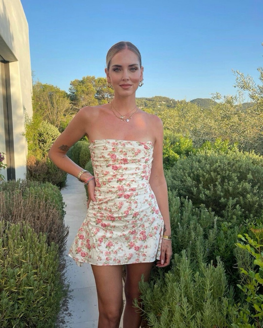House Of CB Floral Corset Dress by House of CB - Pickle