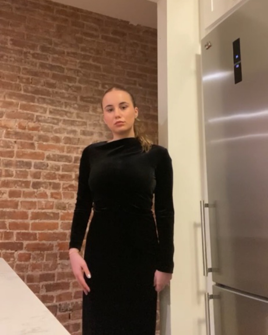 zara black velvet dress ZARA Black Velvet Mini Dress main image 1