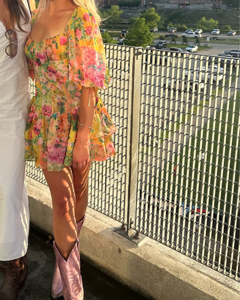 knee length dresses for ladies YELLOW LEMONS MINI DRESS – ALI ROSE BOUTIQUE