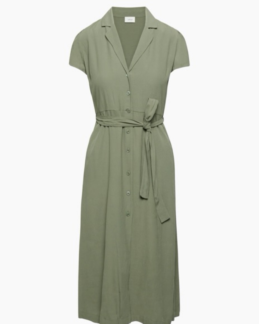 green emerald velvet dress Modest Women's Shirt Dress 12502