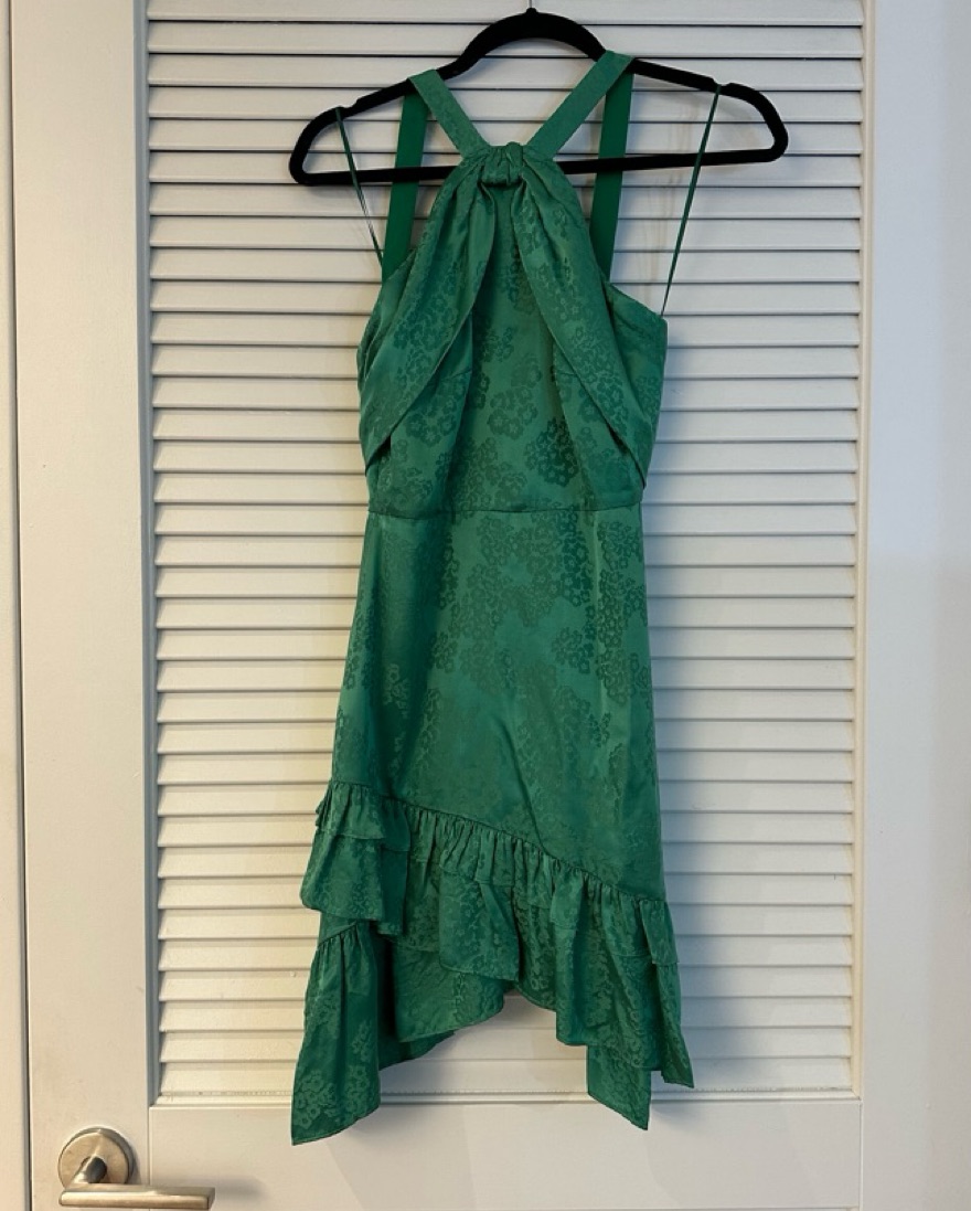Saloni Green Cocktail Dress by Saloni - Pickle