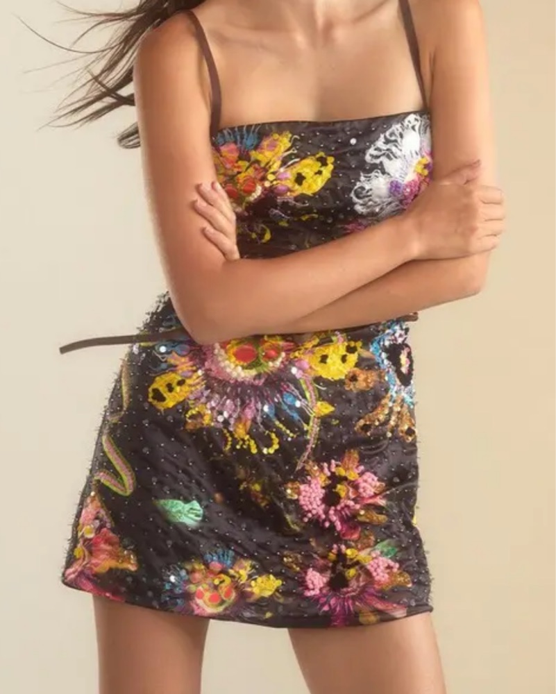 Cynthia Rowley Kaia Mini Dress by Cynthia Rowley - Pickle