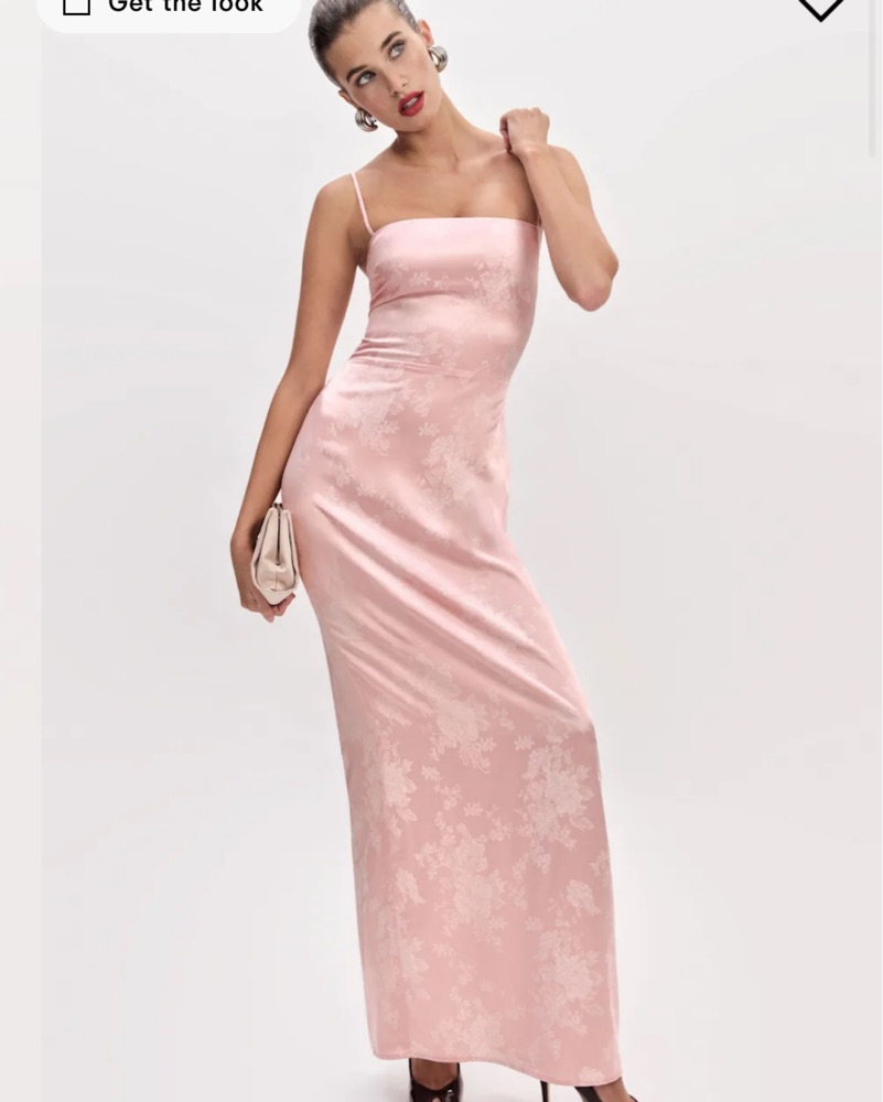 open lace back dress Symone Strapless Mini Dress in Powder Pink