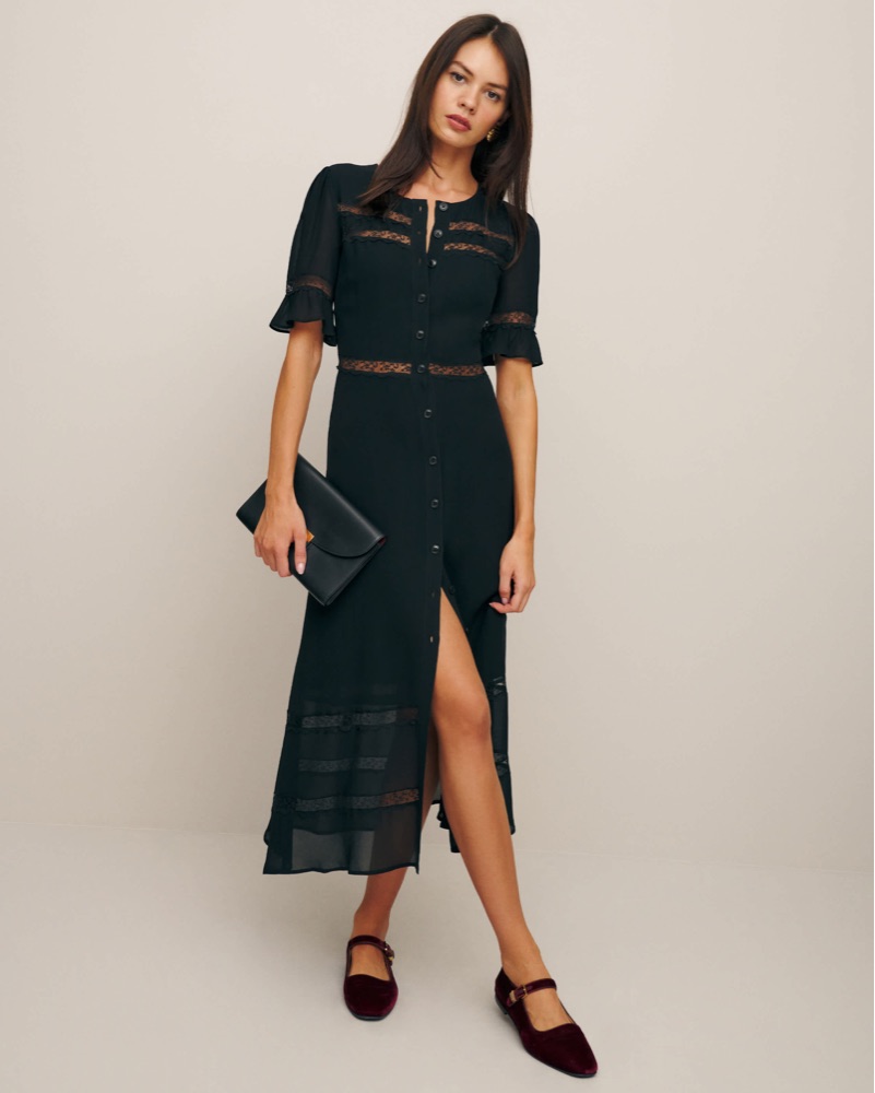 chinese dress ladies Long Sleeve V-Neck Lace Up Knit Dress main image 0