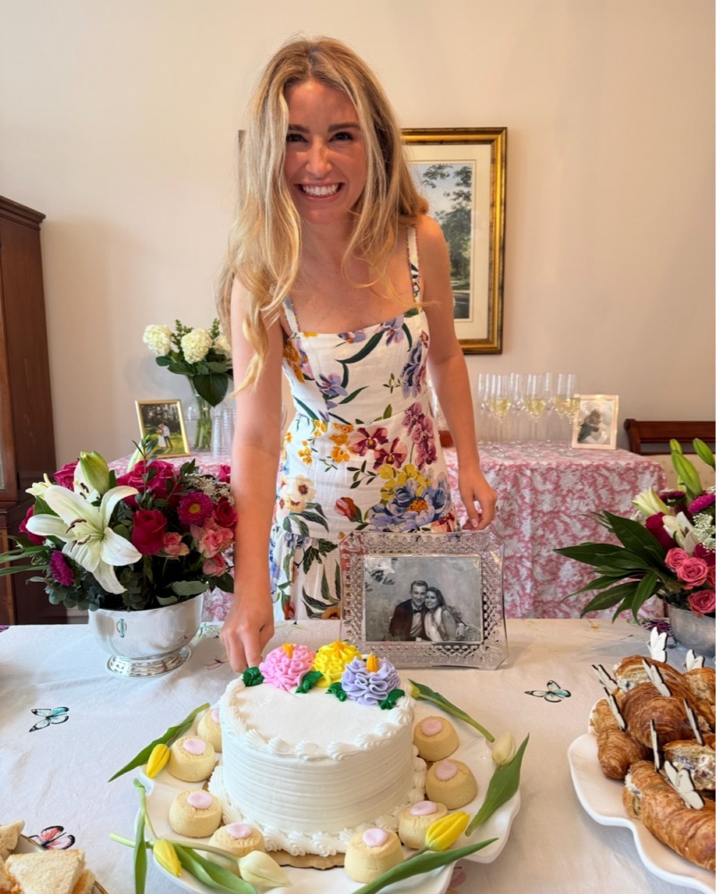 Farm Rio Off-White Greek Garden Maxi - Image 3