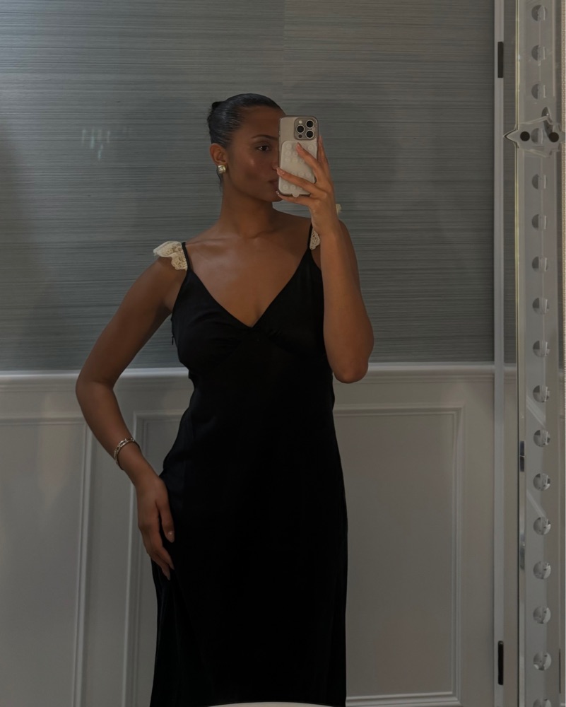chinese dress ladies Ischia Dress - Black