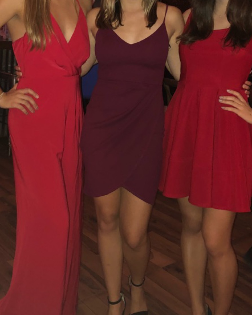 Lulus Semi-formal Maroon Dress by Lulus - Pickle
