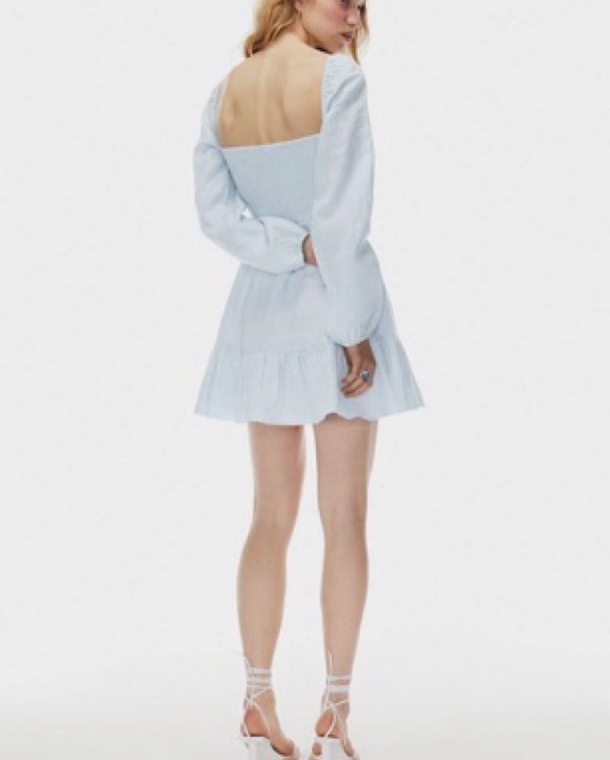 Aritzia Wilfred Tempest Mini Dress by Aritzia - Pickle