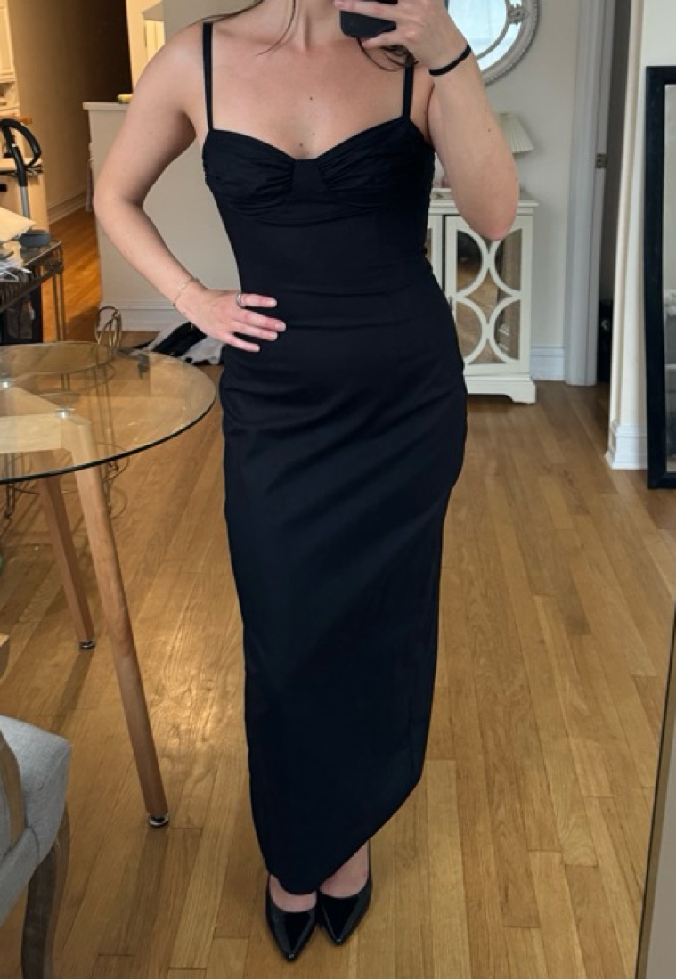 Reformation Black Stormi Dress by Reformation - Pickle