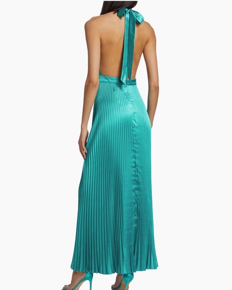 L’ldée Teal Long Formal Dress - Image 2
