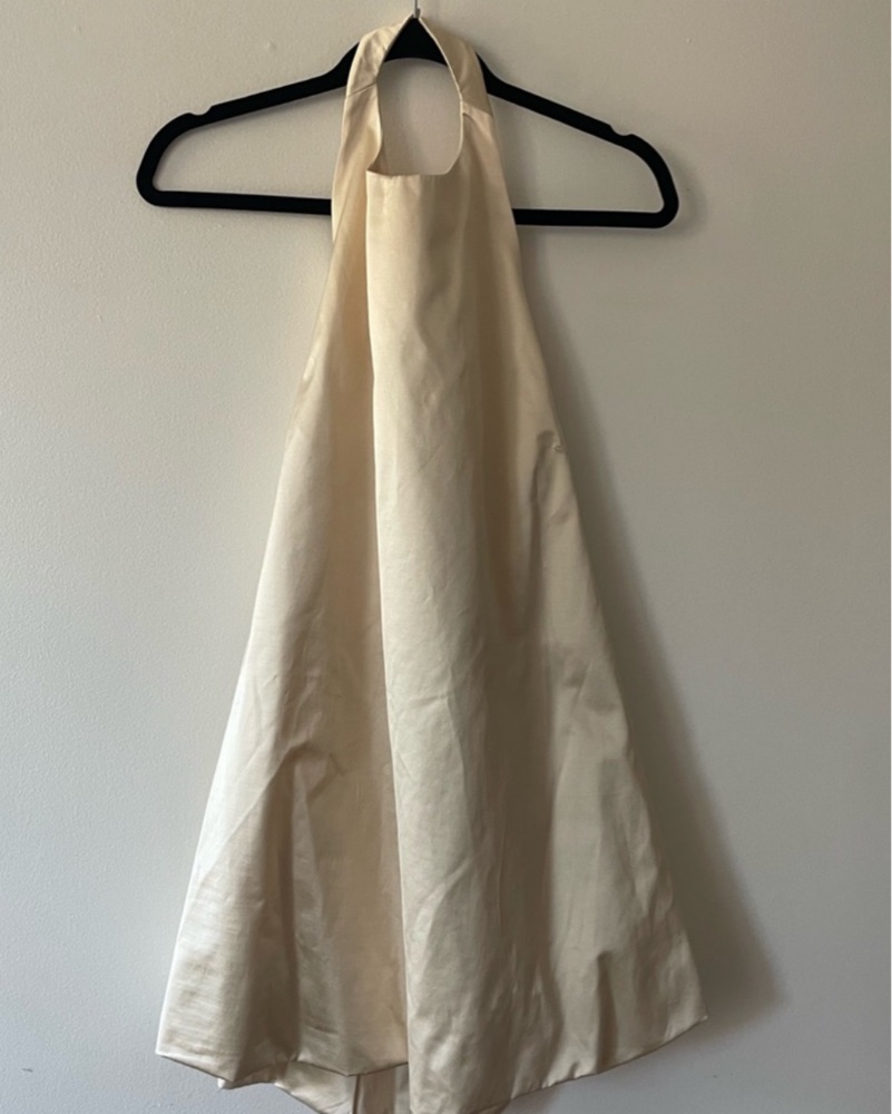 Zara Champagne Balloon Hem Mini Dress by Zara - Pickle