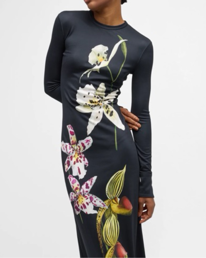 Oscar De La Renta Orchid Maxi - Image 2