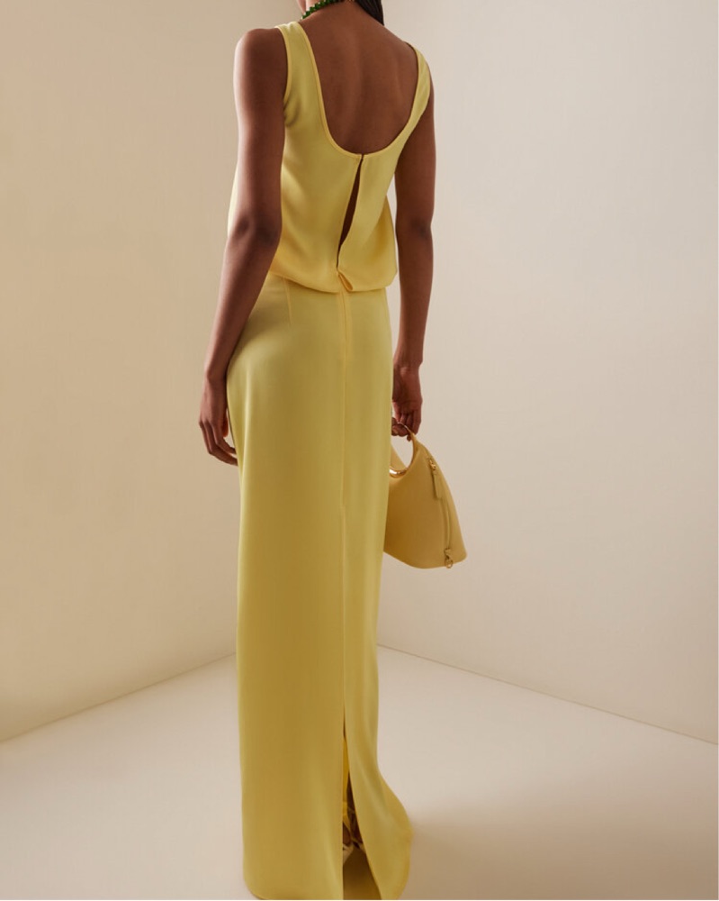 knee length dresses for ladies Hale Bob Ila Silk-Blend Maxi Dress main image 0