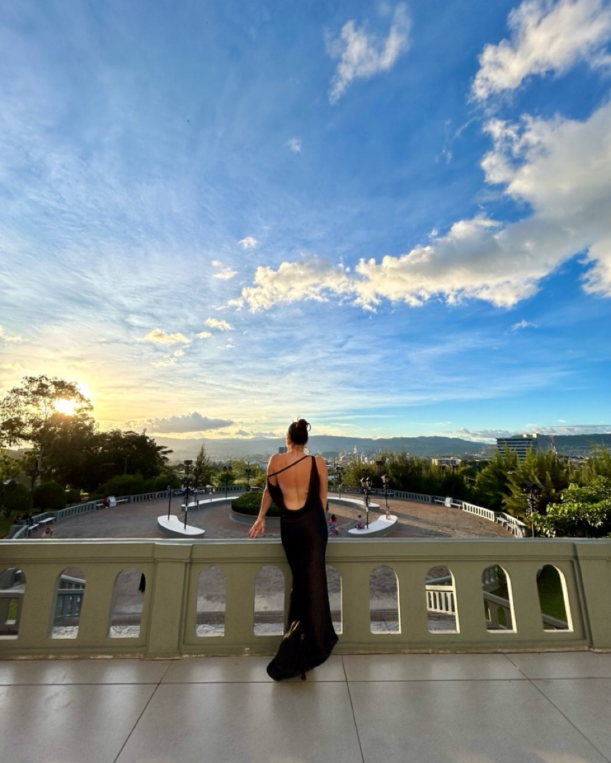 Meshki “Yvette” Black Asymmetrical Dress - Image 3