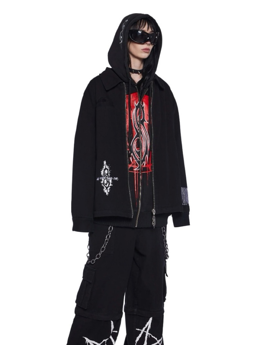 Dolls Kill X Slipknot Trucker Jacket - Image 2