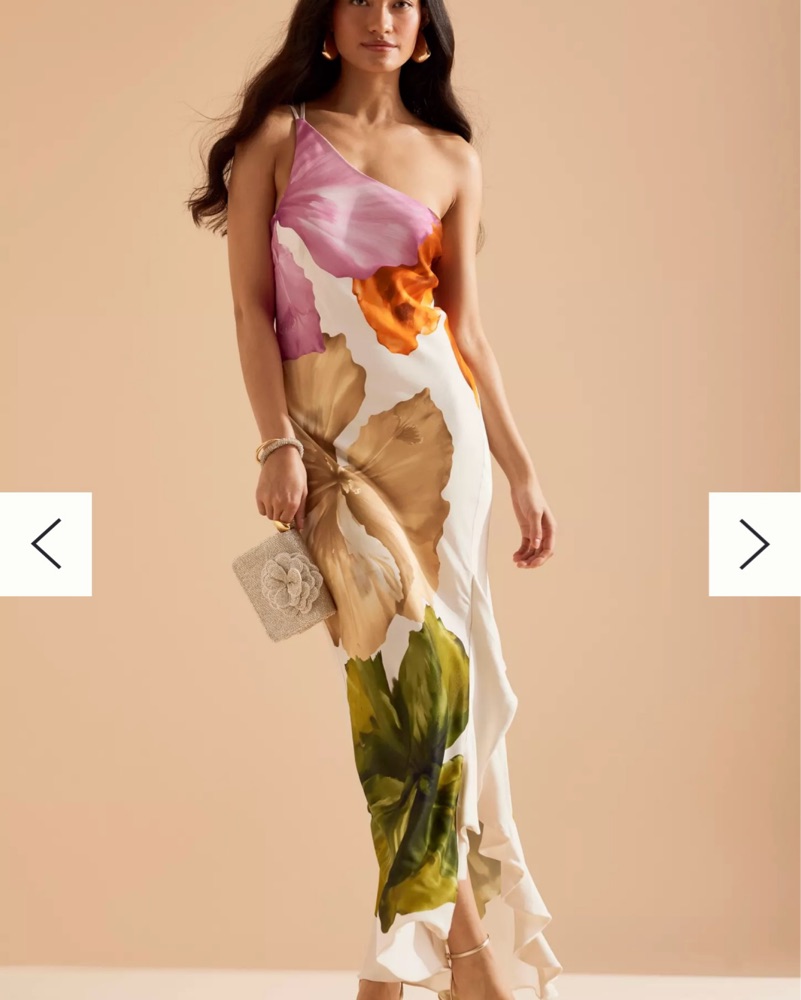 Anthropologie Floral Wedding Guest Dress by Anthropologie - Pickle