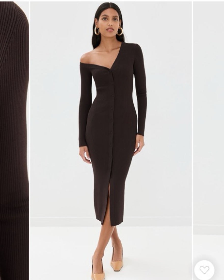 STAUD Craftsman Sweater Dress - Image 1