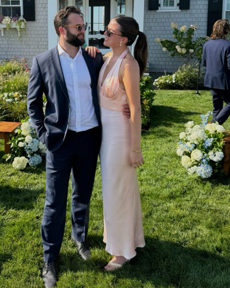 Shona Joy Peach Halter Dress - Image 3