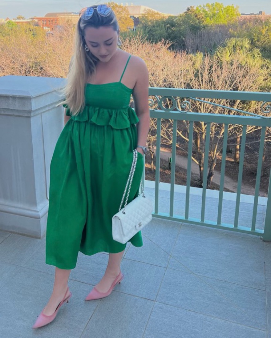 Green Ulla Johnson Dress by Ulla Johnson - Pickle