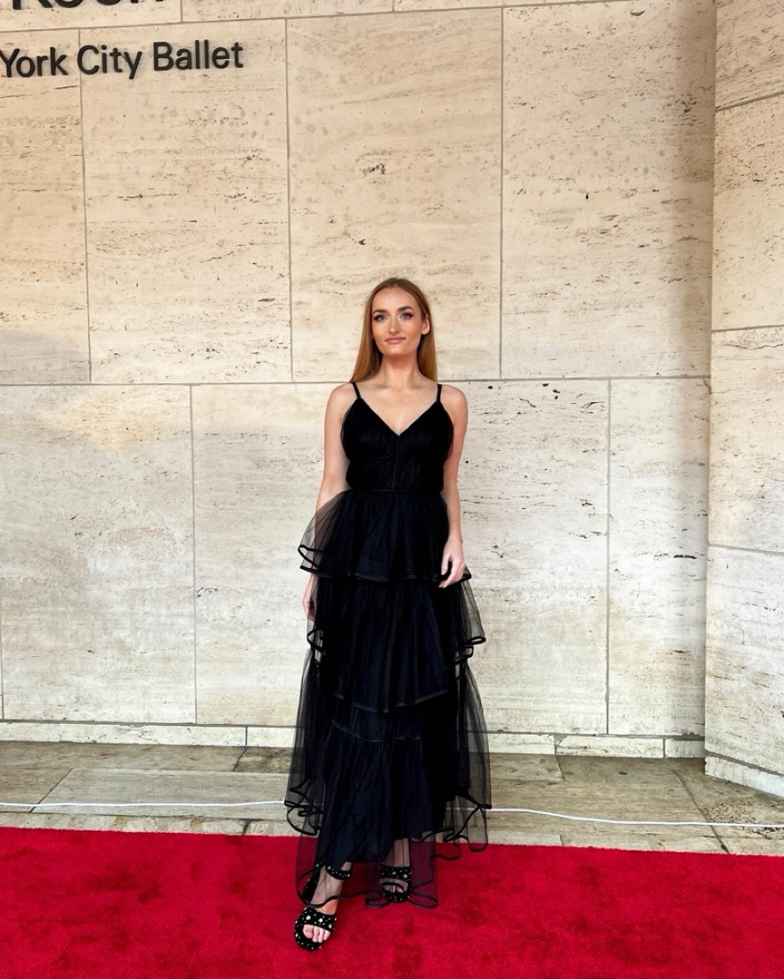 Alberta Ferretti Black Tiered Tulle Gown by Alberta Ferretti - Pickle