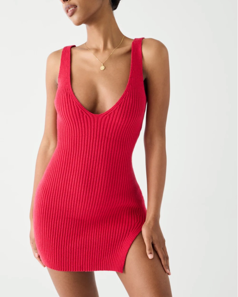 Frankies Bikinis knit Dress by Frankies Bikinis - Pickle