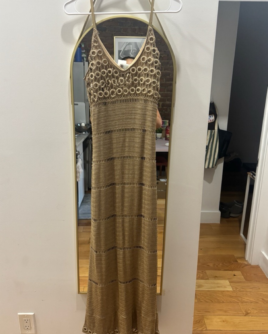 chinese dress ladies Blossom Crochet Maxi Dress – Mologoko Couture main image 1