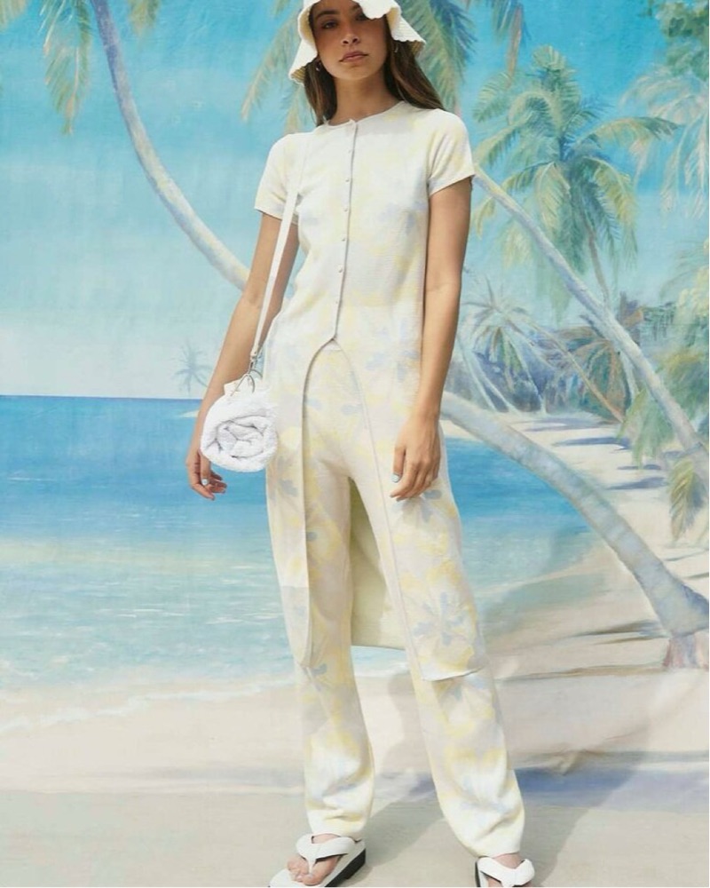 House Of Sunny Knit Summer Cardigan Top - Image 2