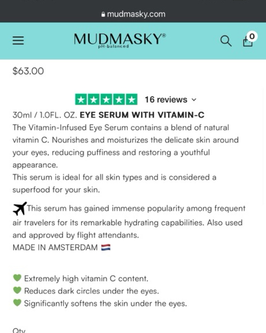 Vitamin-infused Eye Serum 1 oz - Image 2