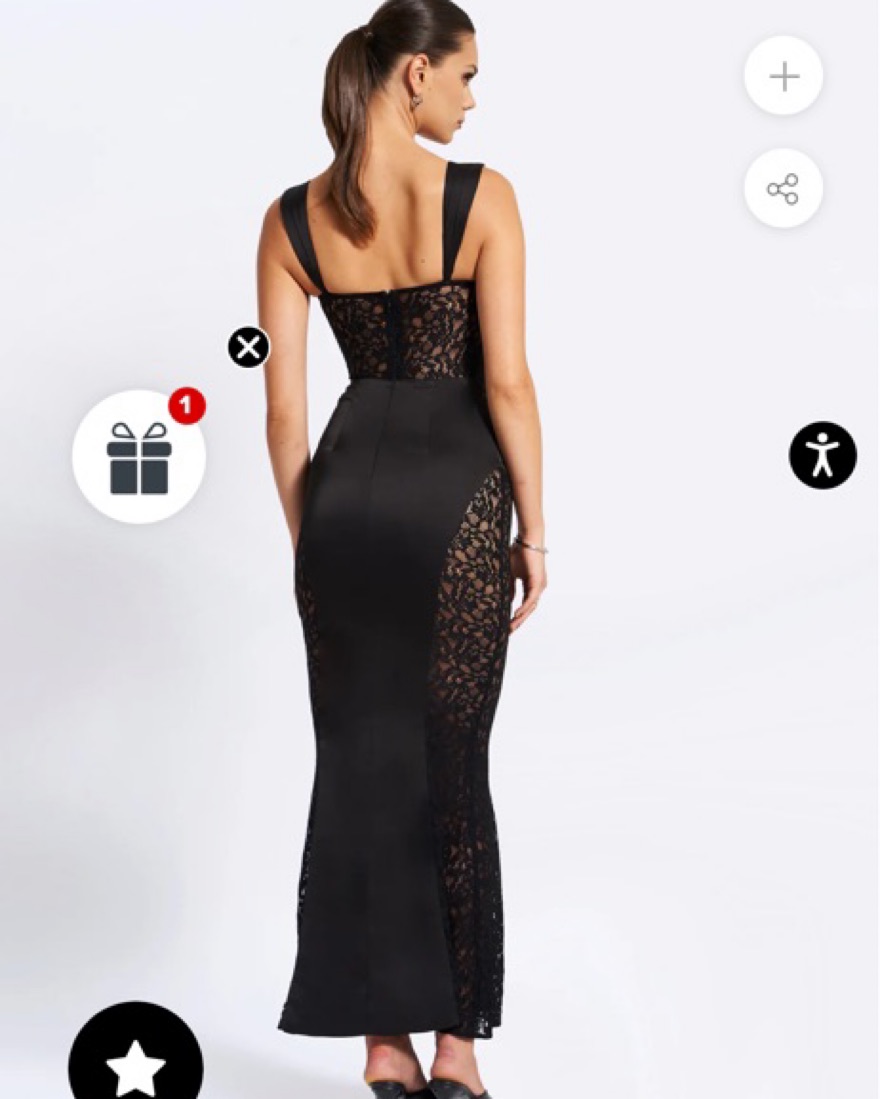 chinese dress ladies Lola Love Lace Dress Black