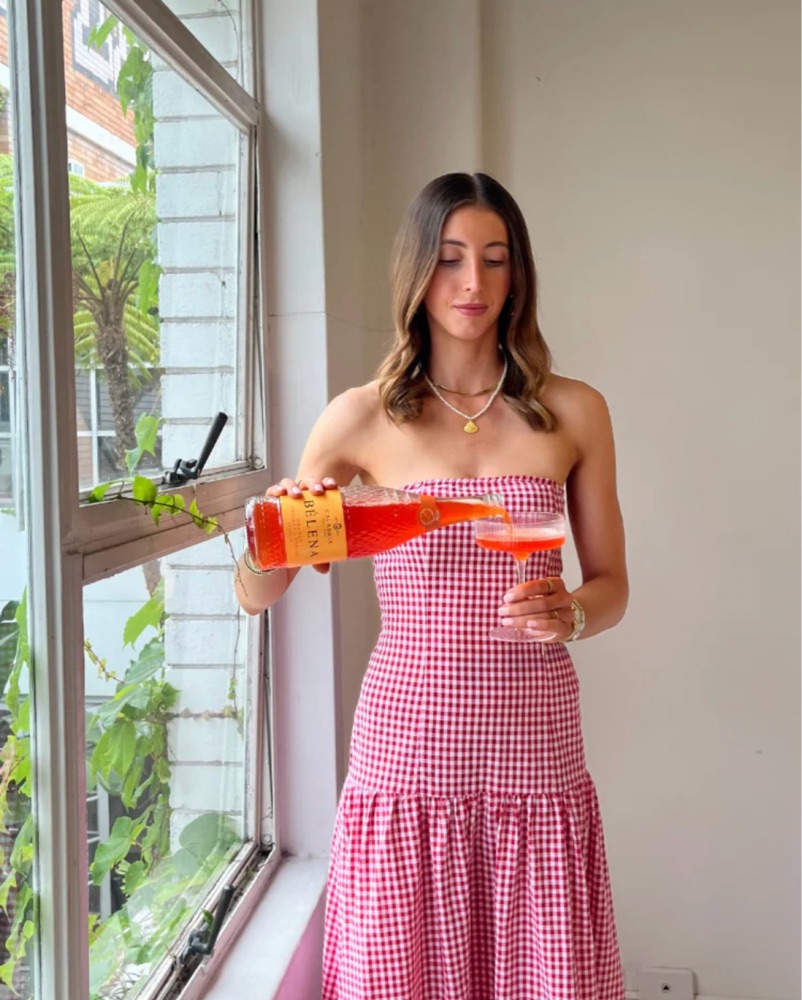 knee length dresses for ladies Red Gingham Off-Shoulder Dress – Cute Coquette Summer Aesthetic Outfit Red Check / M main image 1