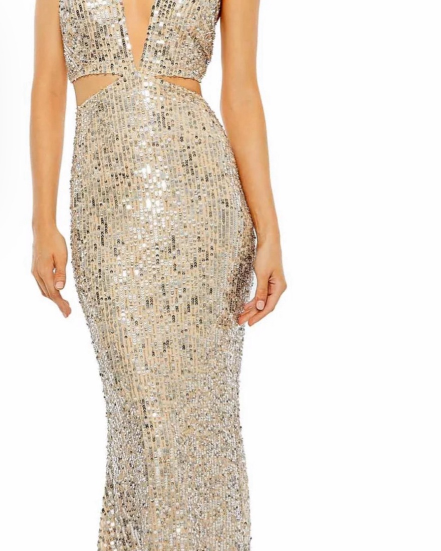 New STUNNING SEXY sequin Gown mac dugga - Image 4