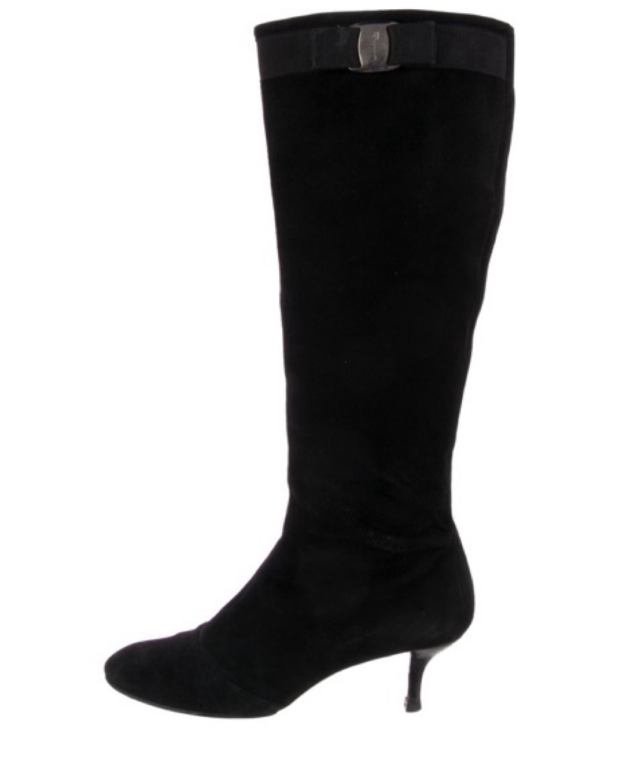 Ferragamo Suede Boots  - Image 1