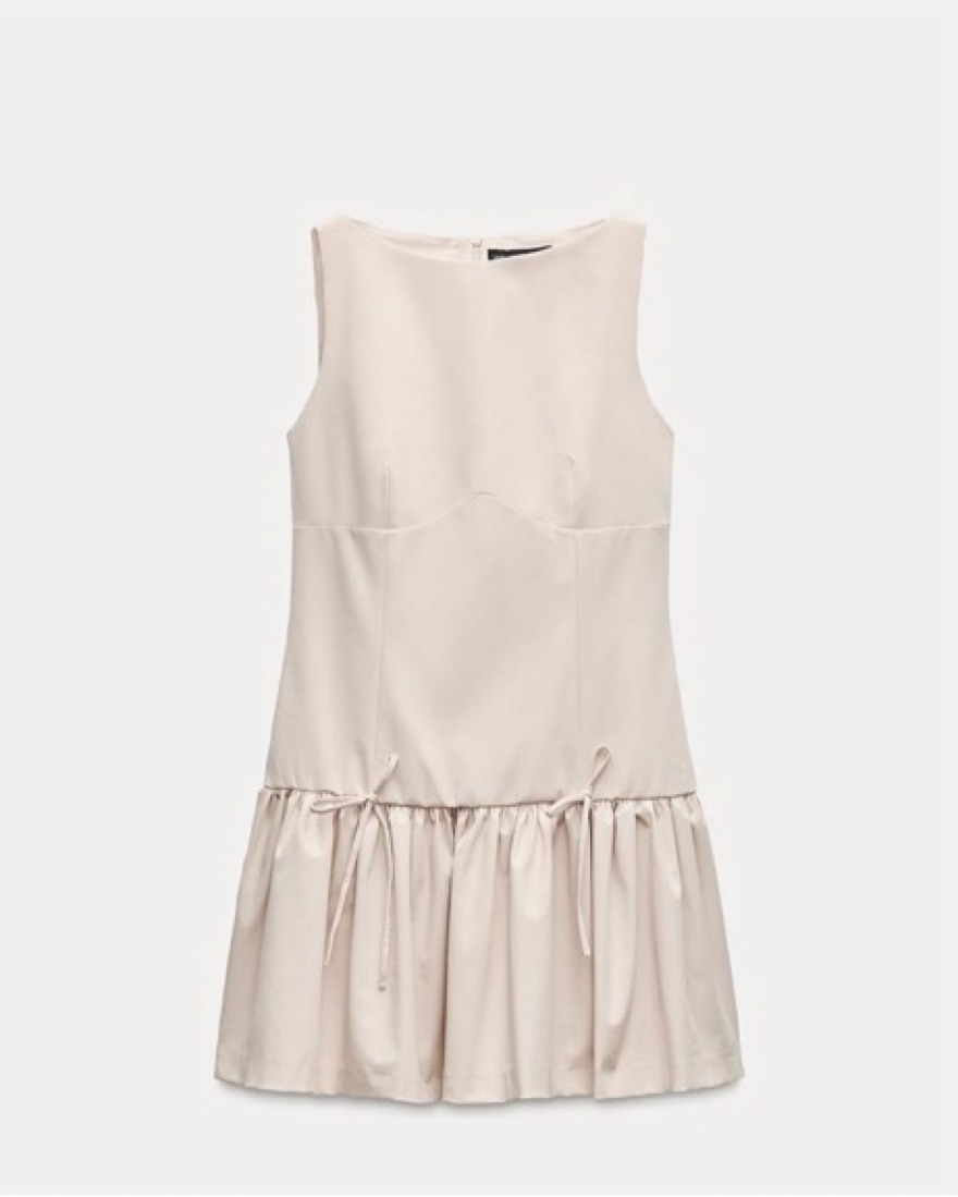 Zara Chic Sleeveless Fit-and-Flare Dress by Zara - Pickle