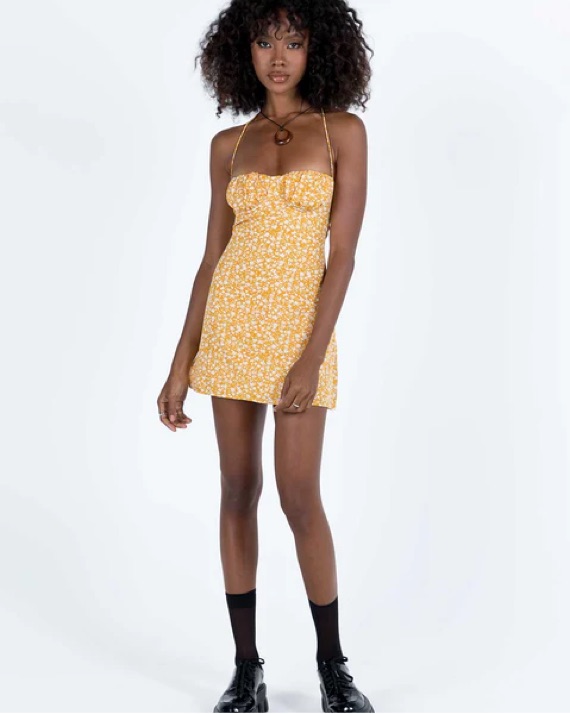 open lace back dress Mcbeath Mini Dress | White | Womens main image 0