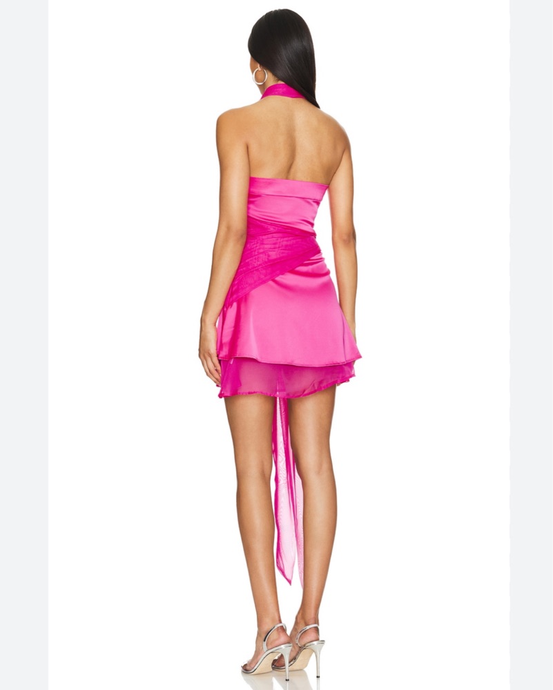 open lace back dress Abby & Evie main image 1