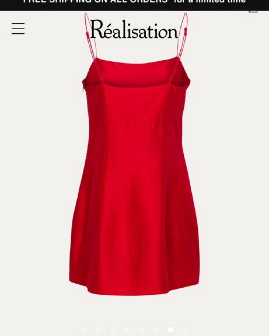Realisation Par Red Uta Dress by Realisation Par - Pickle