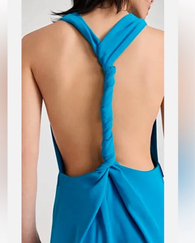 Proenza Schouler Faye Twist Back Dress by Proenza Schouler - Pickle