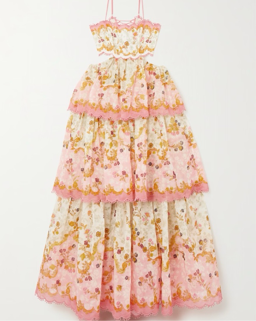 Zimmermann Laurel Dress In Pink - Image 2