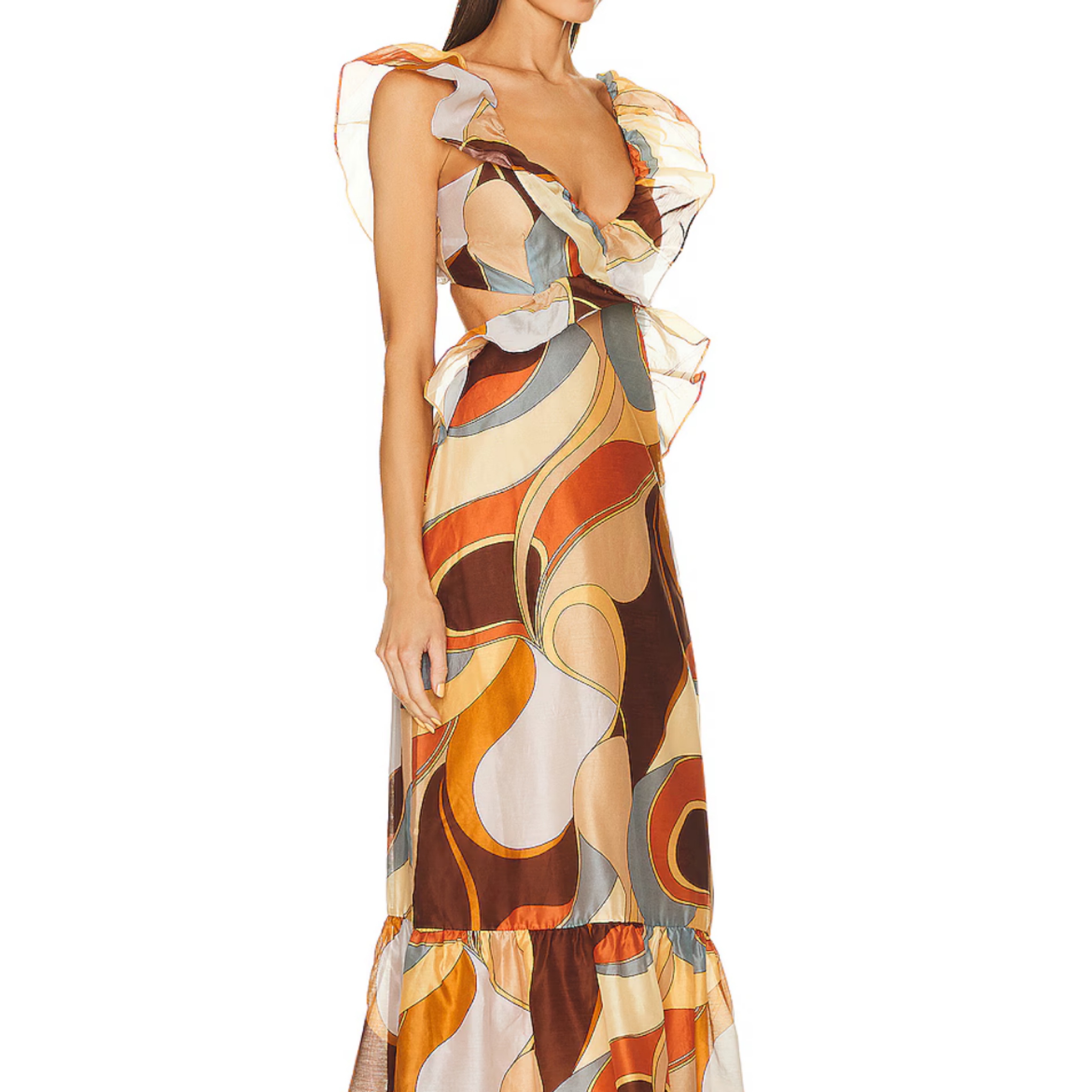 chinese dress ladies Isla Maxi Dress | Blue Estela Azul main image 0