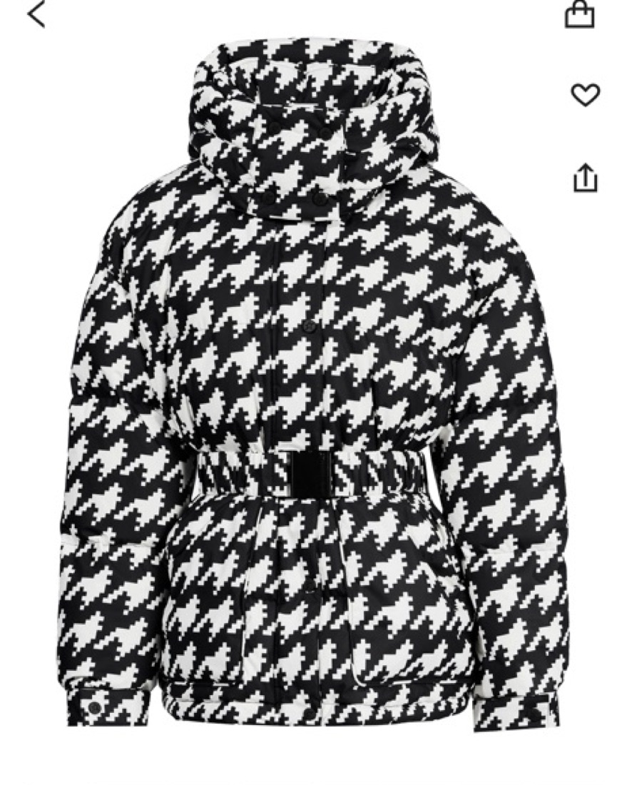 Black & White Perfect Moment Ski Jacket - Image 2