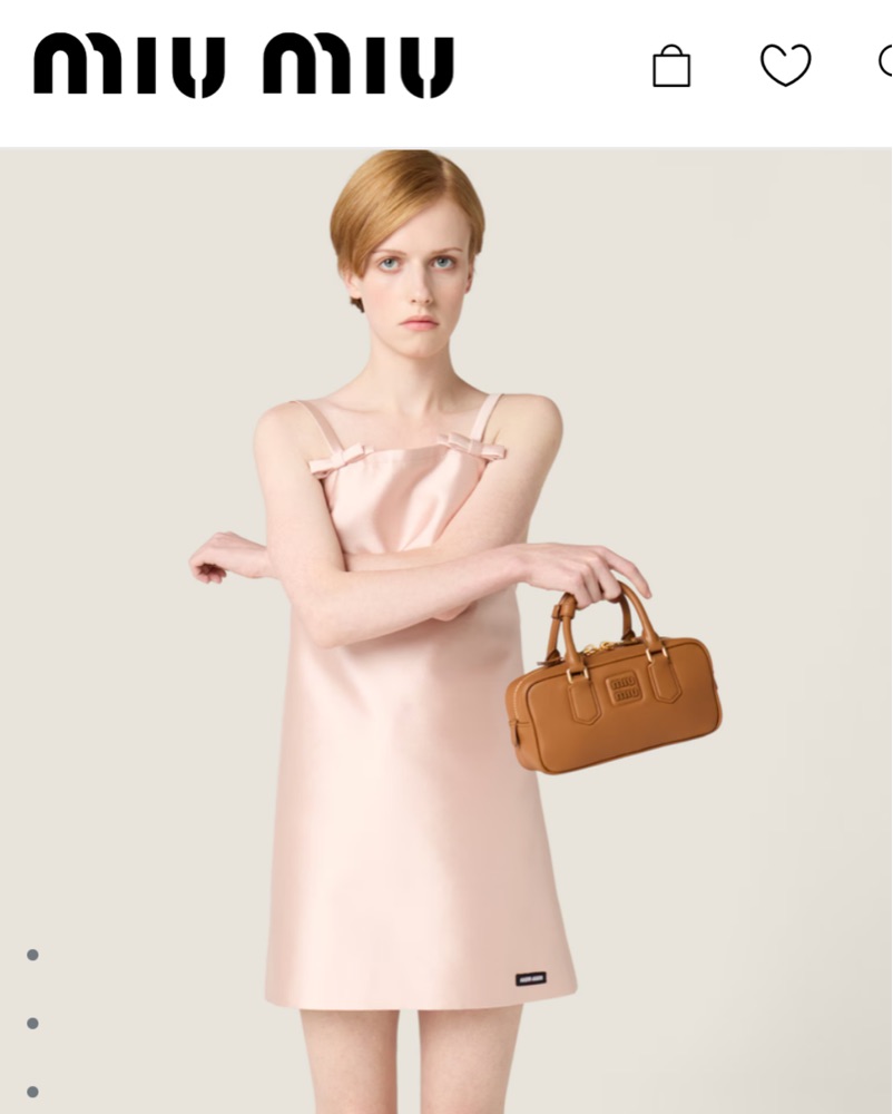 Miu Miu Satin Dress Pink Backless by Miu Miu - Pickle