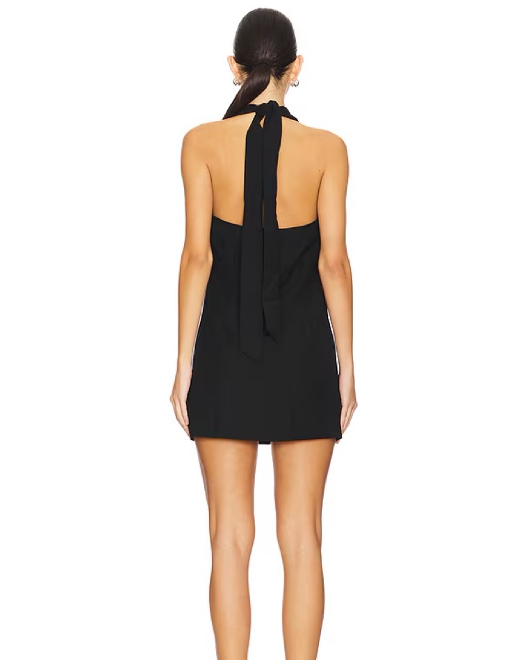 THE WOLF GANG Irida Vest Dress in Noir by The Wolf Gang - Pickle
