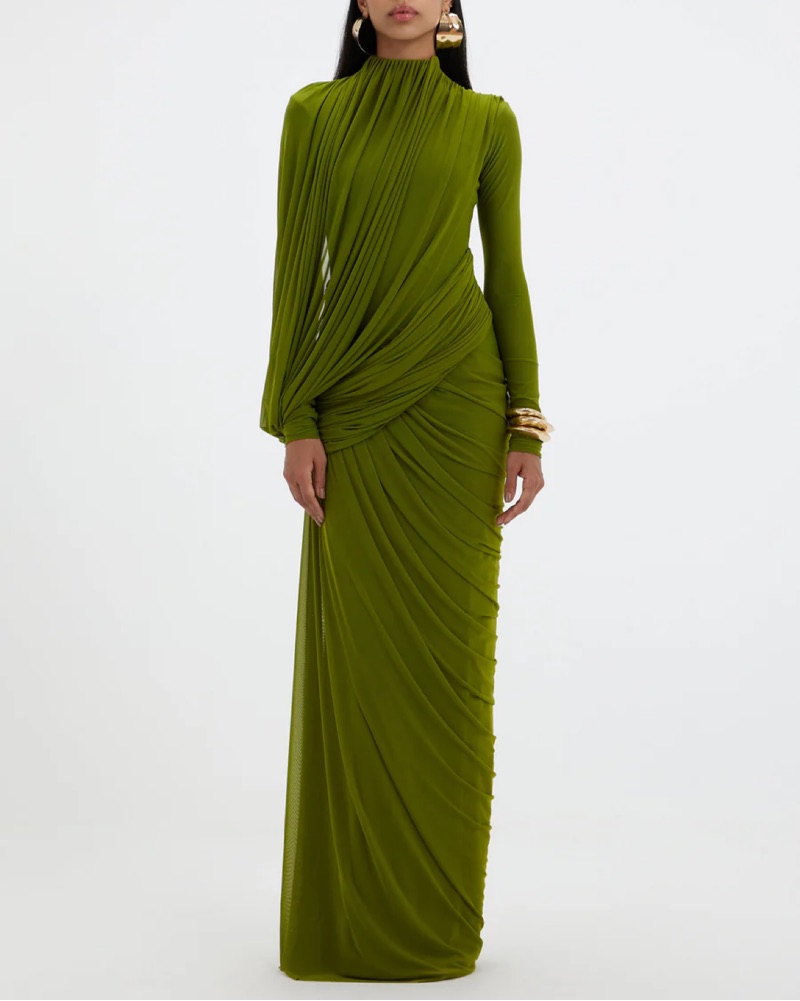 slim fit dress slacks Elphie Strapless Sequin Corset Midi Dress - Green | Occasion Dress in Sizes  XXS–6X