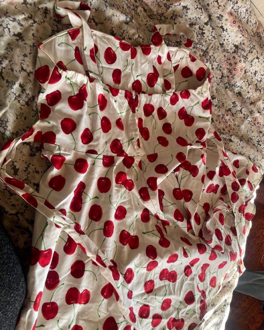 ixia cherry vintage retro dress size 3X - Image 2