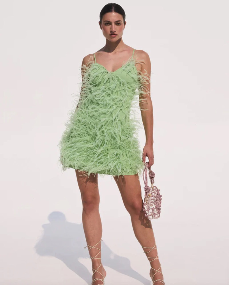 Cult Gaia Zariah Dress by Cult Gaia - Pickle