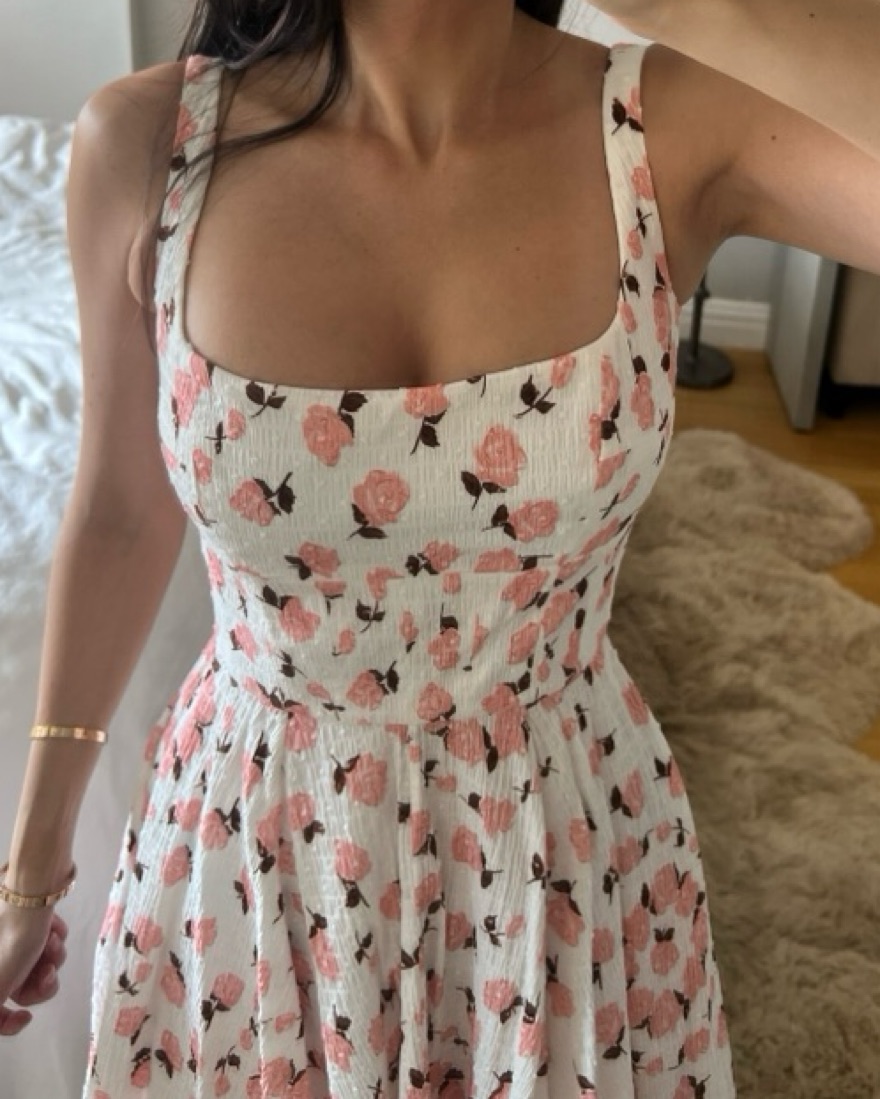 Emilia Wickstead Floral Cotton Dress - Image 2