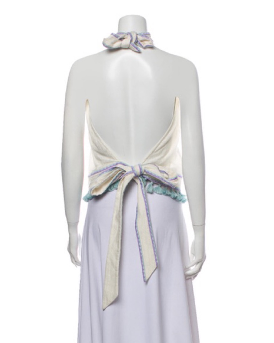 Talitha Mock Neck Backless Top - Image 3